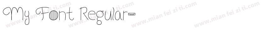 My Font Regular字体转换